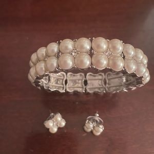 Ann Taylor earrings and bracelet worn only once
